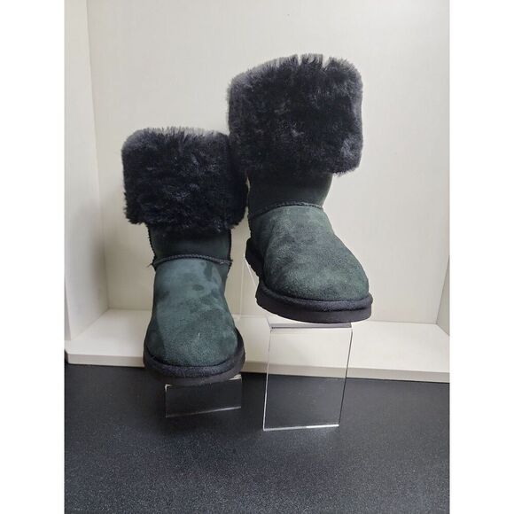 Classic Nappa Mid Australian UGG Boots – UGG Since 1974 UGG Australia Black Chamois Leather Boots